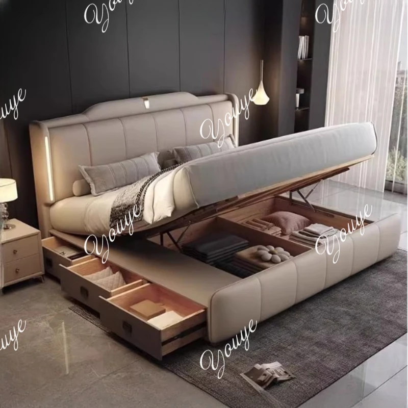 XM 180x200 Cm Double Bed Frame - огляд і ціна King Size Bed Frame With Storage Drawers