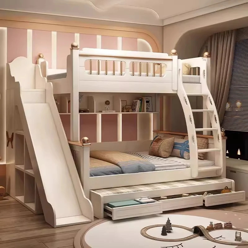 135x190cm wood mattress bunk b - огляд і ціна King Size Bed Frame With Storage Drawers