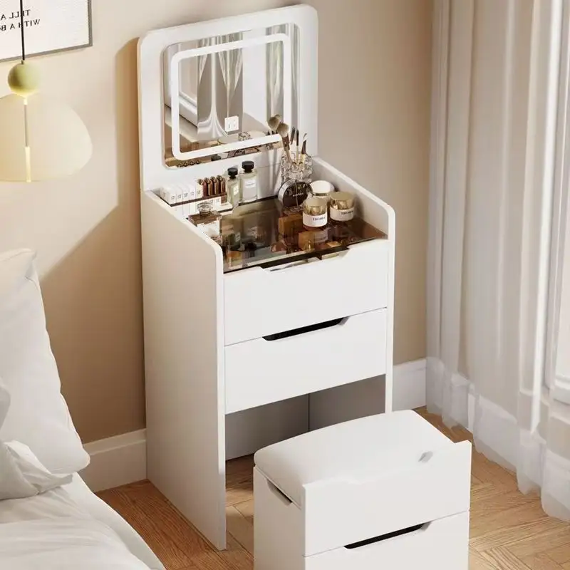 Modern White Dressing Table Wi - огляд і ціна Dressing Table Vanity With Lighted Mirror