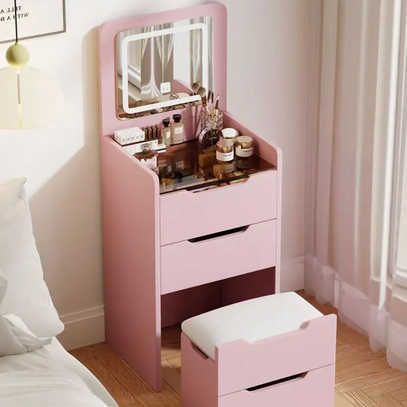 Modern White Dressing Table Wi - огляд і ціна Dressing Table Vanity With Lighted Mirror