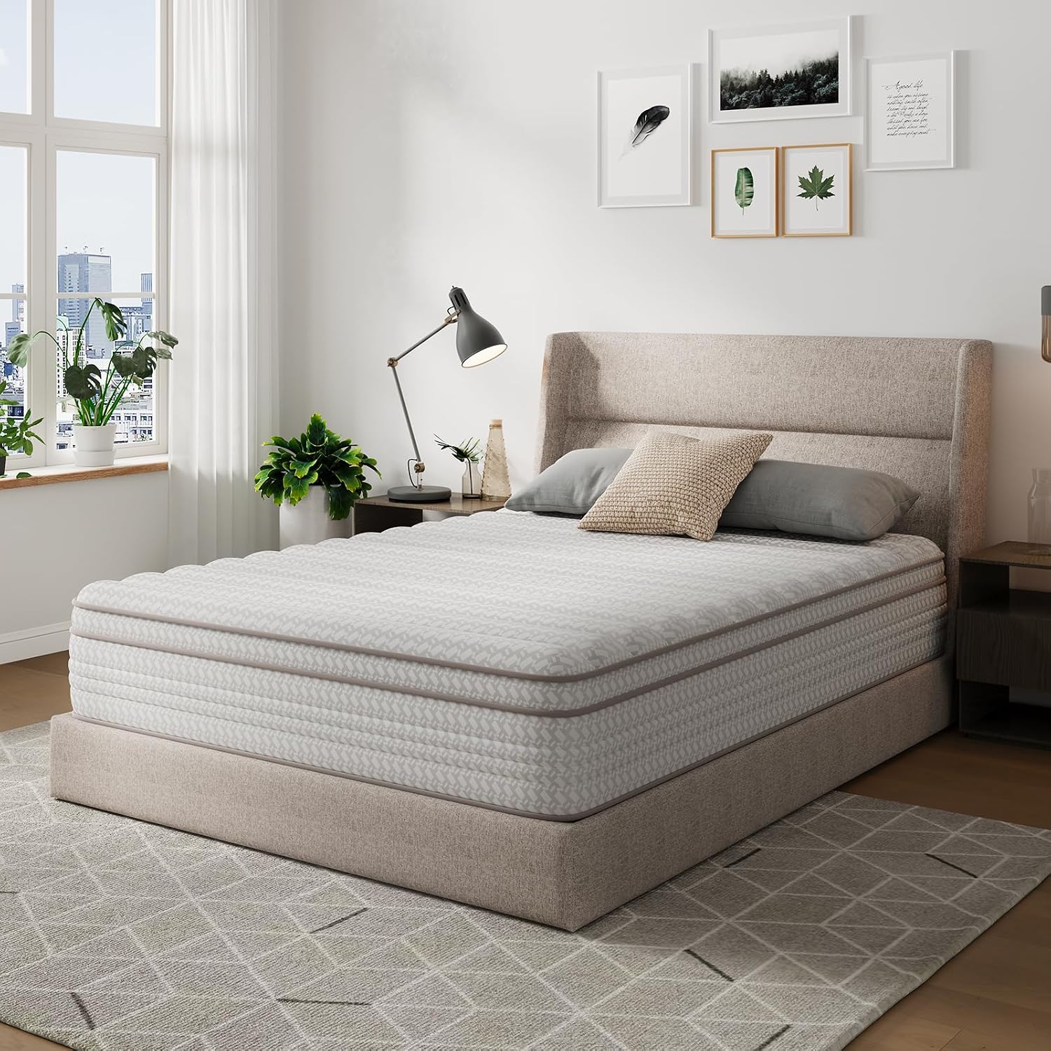 12 Inch Queen Size Mattress, H - огляд і ціна Memory Foam Mattress In A Box Queen