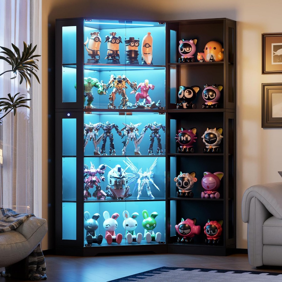 Corner display curio cabinet w - огляд і ціна Storage