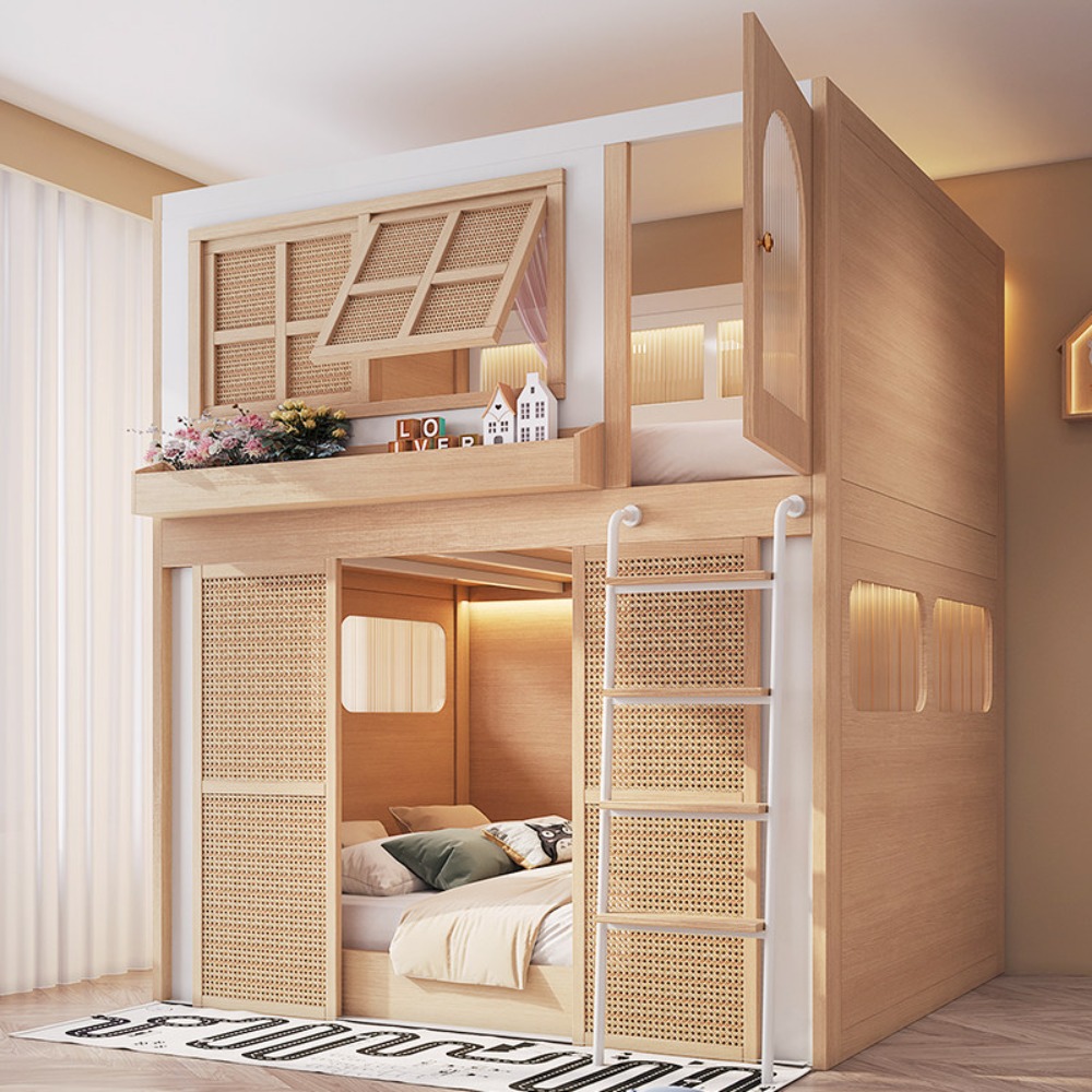 Bunk Bed with Separate Privacy - огляд і ціна Bunk Bed With Stairs And Slide