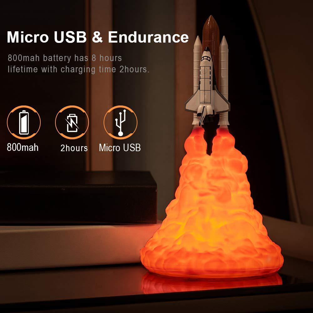 USB Rechargeable Space Shuttle - огляд і ціна Floating Nightstand With Led Light
