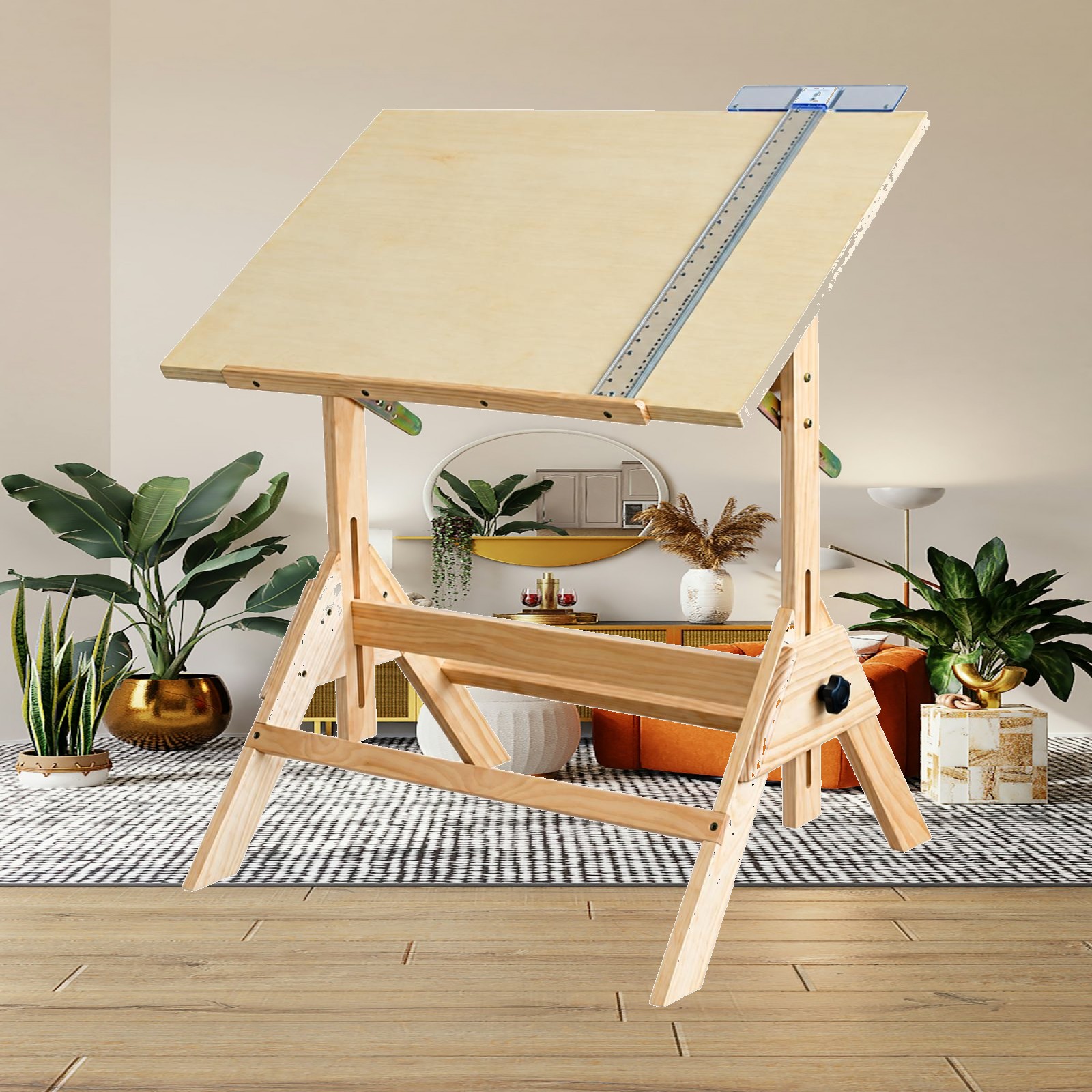 Wooden Drawing Table with Tilt - огляд і ціна Tables